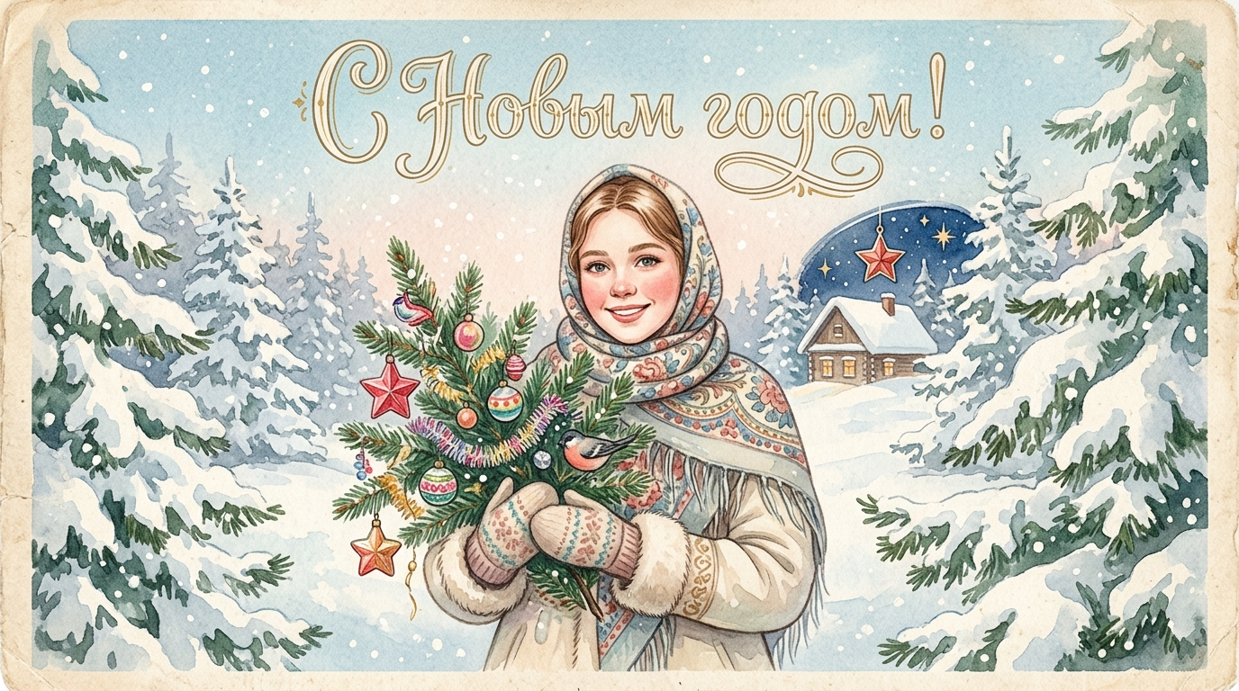 Советская акварель