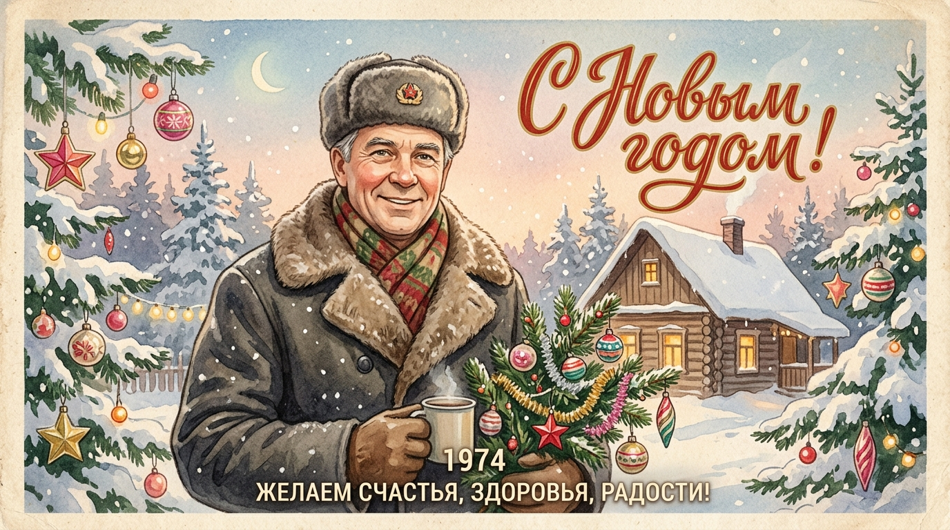 Ретро открытка СССР